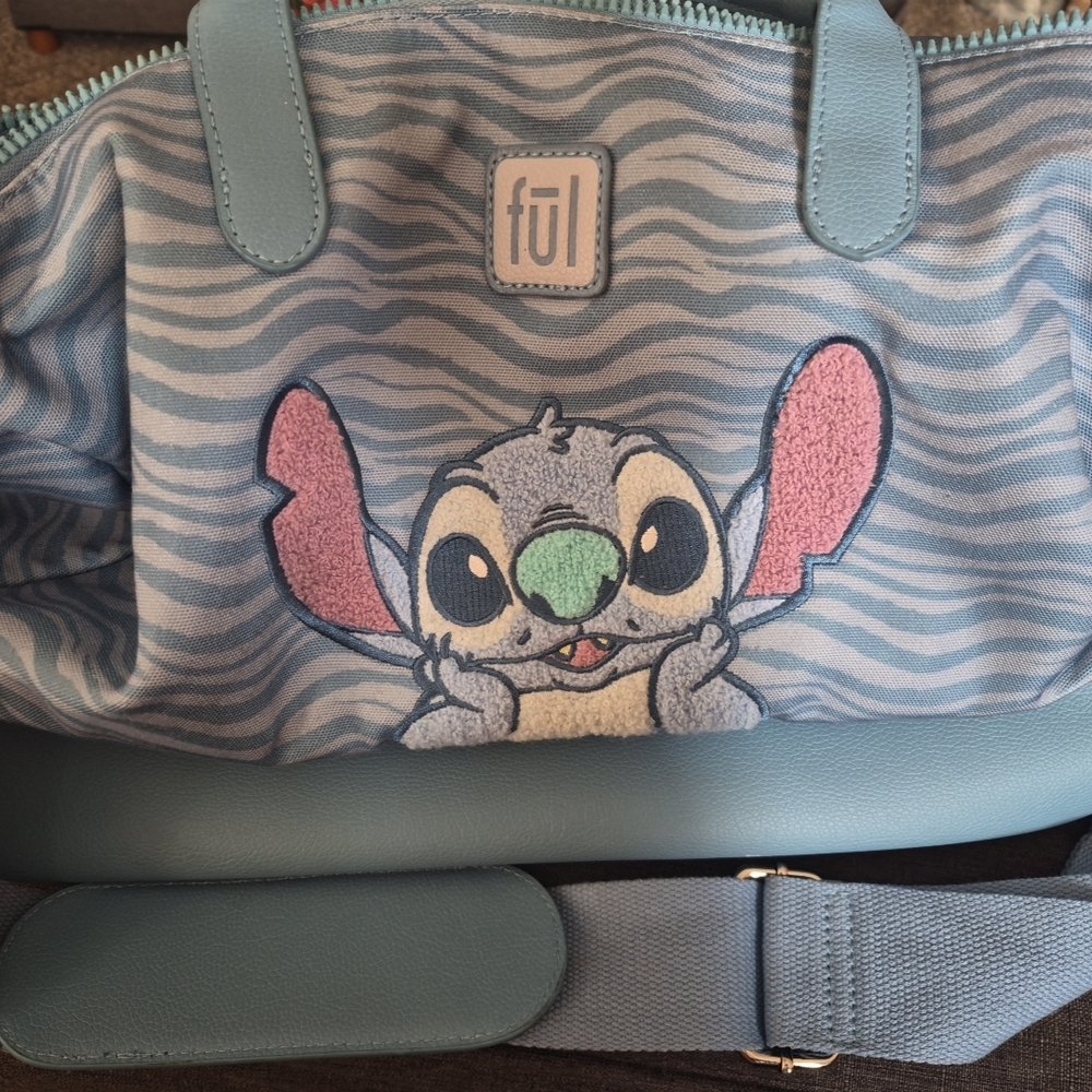 Ful Blue Stitch Travel Bag for Women